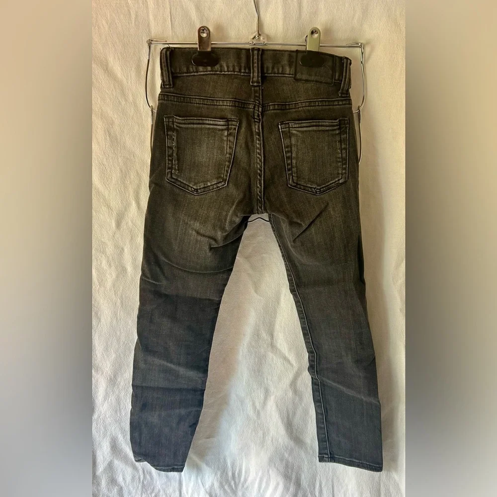 Gap Kids 1969 Slim Skinny Jeans Boys Size 7 Slim Dark Wash Gray Black